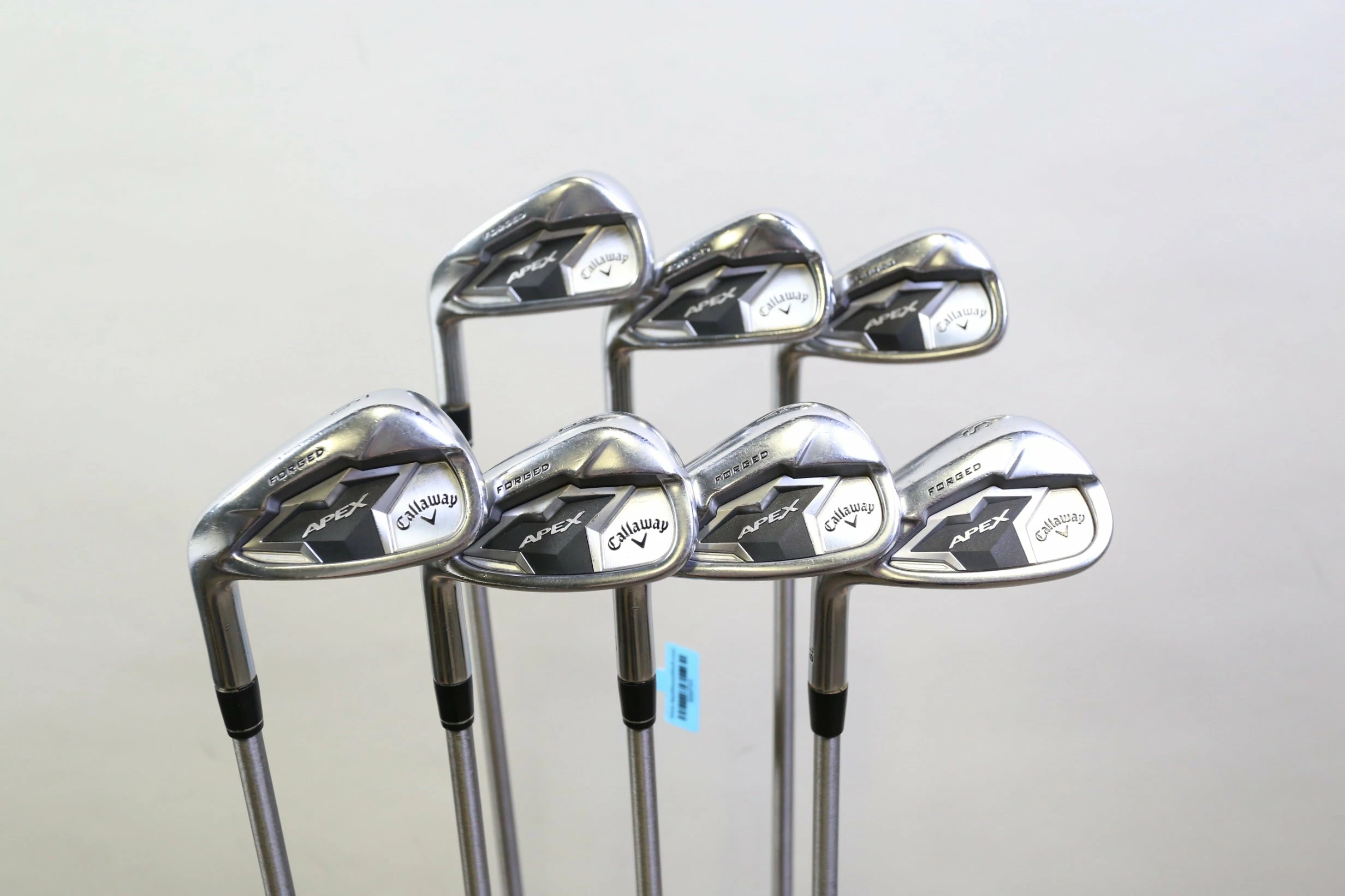 LEFTY Callaway Apex 6-SW Iron Set Steel Shafts Stiff Flex 3 LEFTY Callaway Apex 6-SW Iron Set Steel Shafts Stiff Flex