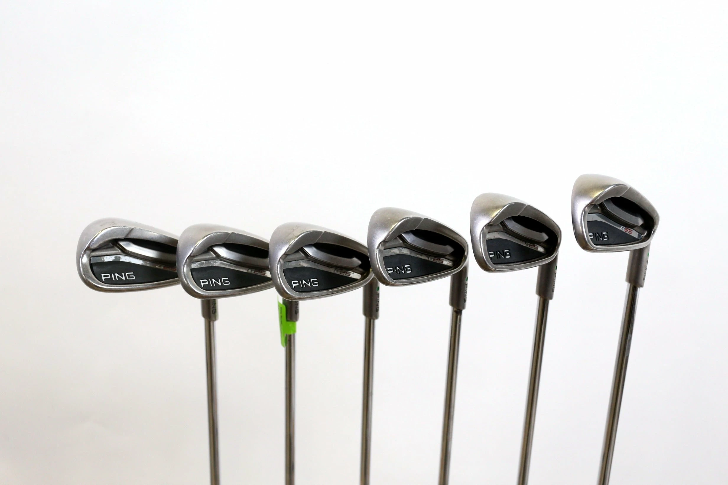 Ping G25 Green Dot 6-PW-UW Iron Set RH -0.25 In Ping CFS Steel Regular Flex 4 Ping G25 Green Dot 6-PW-UW Iron Set RH -0.25 In Ping CFS Steel Regular Flex - Image 2