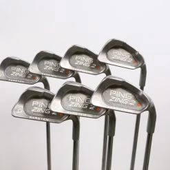 Ping Zing 2 3-9 Orange Dot Iron Set RH Ping Karsten Steel Shafts Stiff Flex