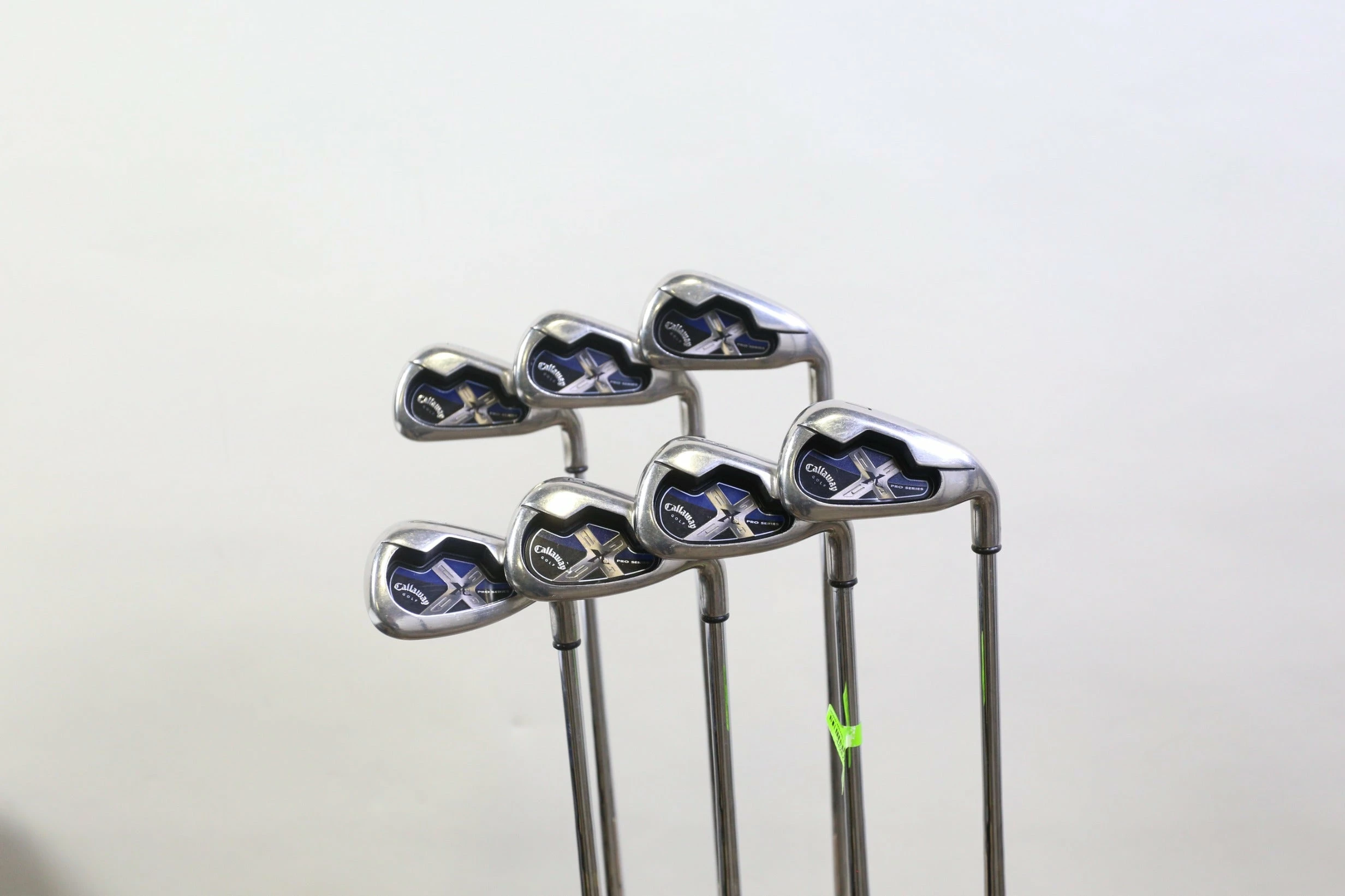 Callaway X-18 4-PW Iron Set RH True Temper TX90 Steel Stiff Flex 3 Callaway X-18 4-PW Iron Set RH True Temper TX90 Steel Stiff Flex