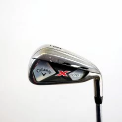 Callaway X Hot 2019 6 Iron RH 38 In True Temper SS85 Steel Shaft Stiff Flex