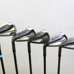 LEFTY TaylorMade SpeedBlade 6-PW Iron Set Graphite Shaft Regular Flex