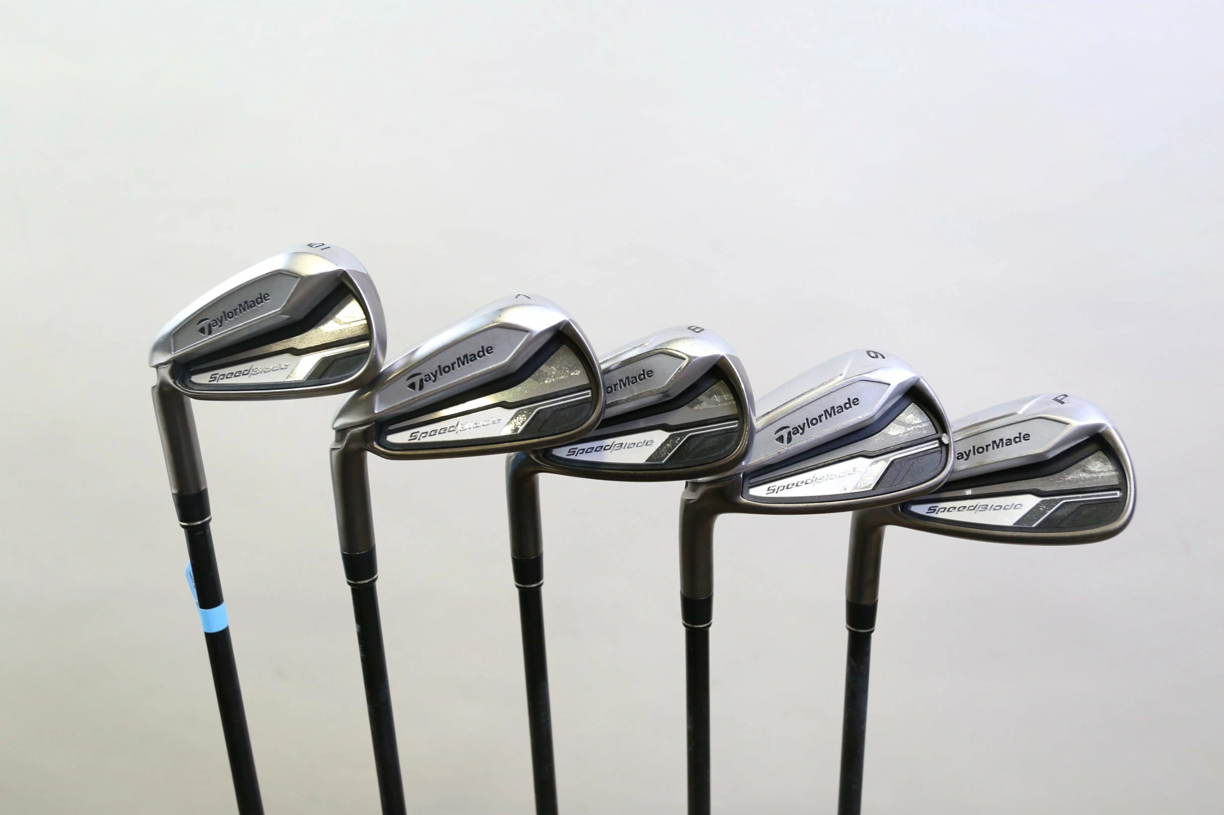 LEFTY TaylorMade SpeedBlade 6-PW Iron Set Graphite Shaft Regular Flex 3 LEFTY TaylorMade SpeedBlade 6-PW Iron Set Graphite Shaft Regular Flex