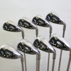 Callaway Big Bertha Fusion 3-PW Iron Set RH True Temper Steel Shafts Stiff Flex