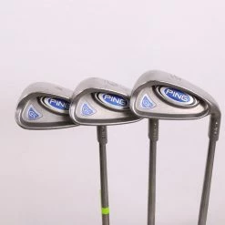 Ping G5 8-PW Iron Set RH +0.5 In White Dot Cushin Steel Shaft Stiff Flex