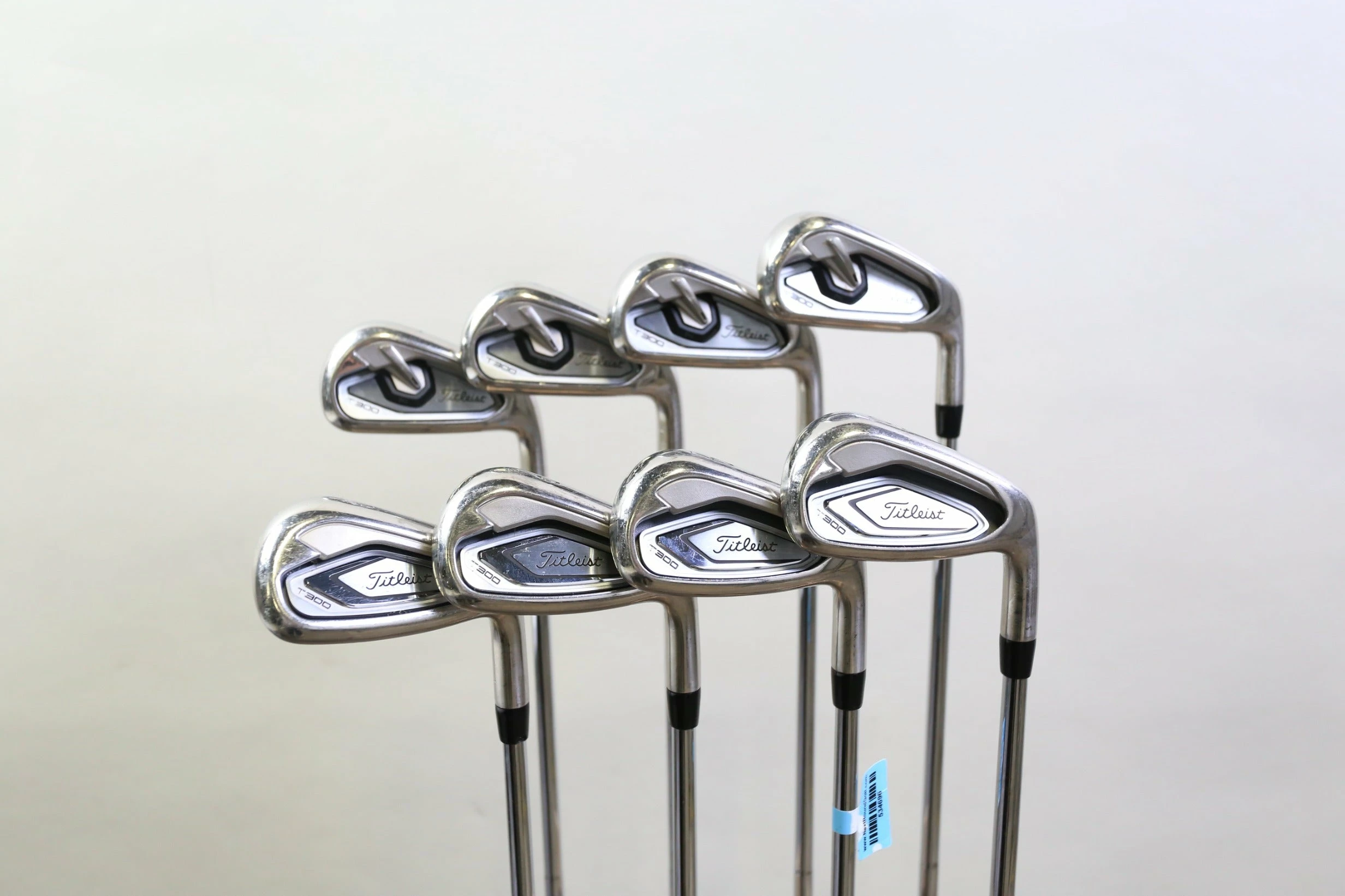 Titleist T300 Iron Set 4-pw-48w RH +2 In NS Pro Modus 3 Stiff Flex Steel Shaft 3 Titleist T300 Iron Set 4-pw-48w RH +2 In NS Pro Modus 3 Stiff Flex Steel Shaft