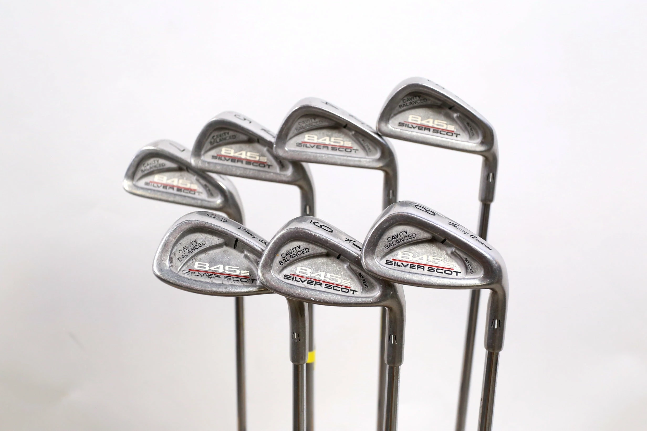 Tommy Armour 845s SILVER SCOT 3-5, 7-9, SW Iron Set RH Steel Shaft Stiff Flex 3 Tommy Armour 845s SILVER SCOT 3-5, 7-9, SW Iron Set RH Steel Shaft Stiff Flex