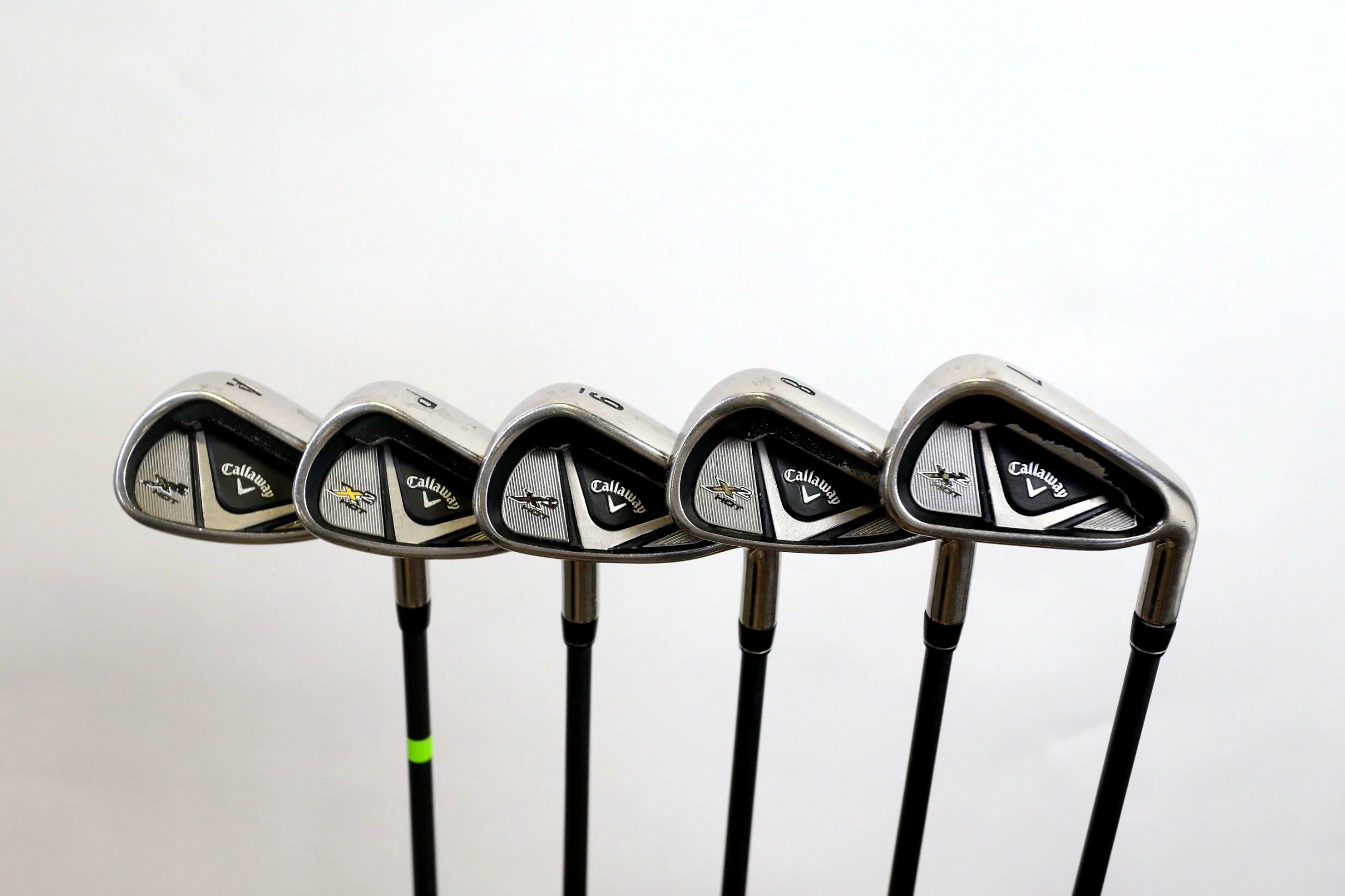 Callaway X2 Hot 7-AW Iron Set RH -0.5 In Aldila Graphite Shafts Seniors Flex 3 Callaway X2 Hot 7-AW Iron Set RH -0.5 In Aldila Graphite Shafts Seniors Flex