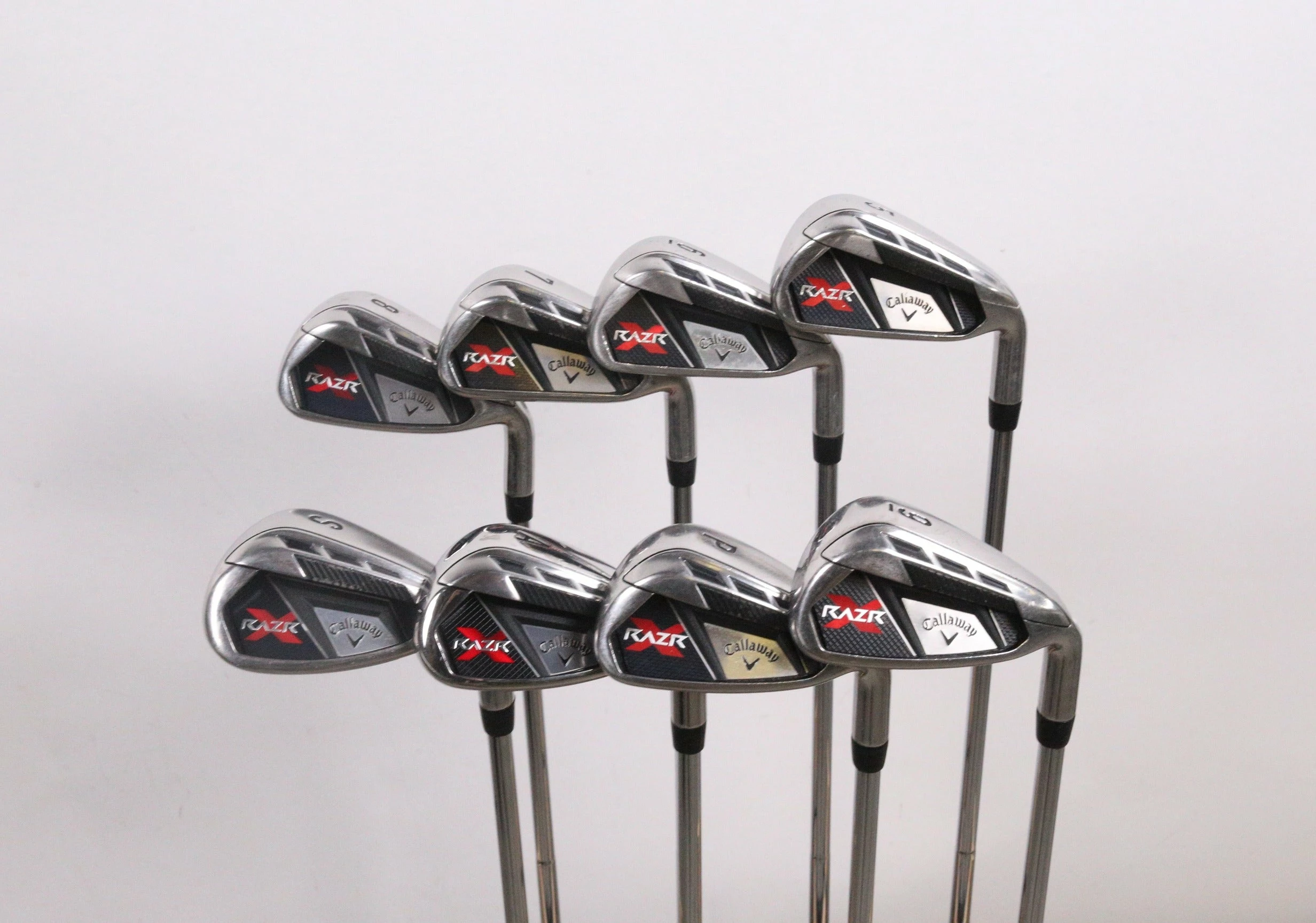 Callaway RAZR X 5-SW Iron Set RH -0.5 In Steel Shaft Uniflex 3 Callaway RAZR X 5-SW Iron Set RH -0.5 In Steel Shaft Uniflex