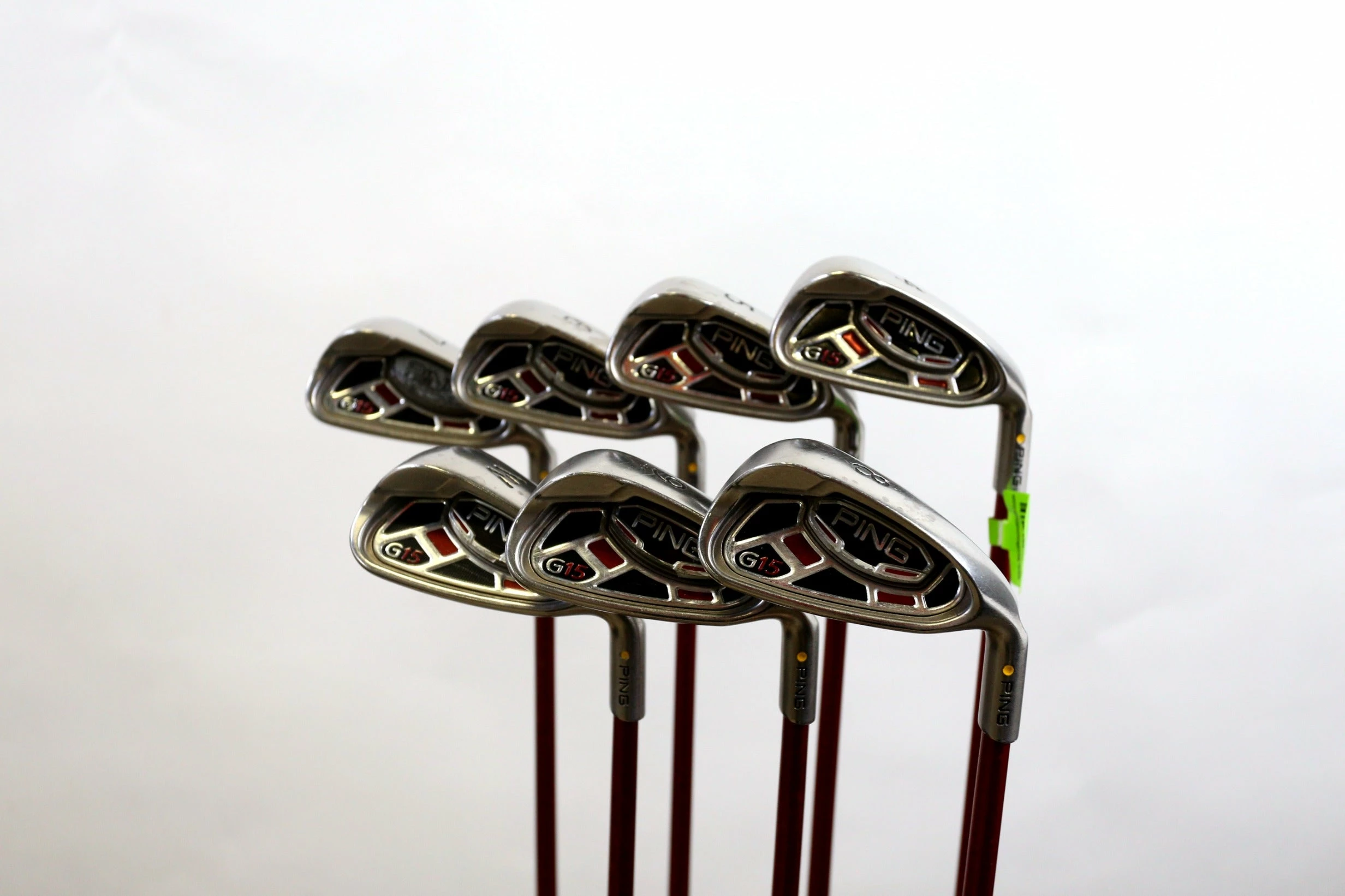 Ping G15 4-PW Iron Set RH -1 In Ping Graphite Shafts Regular Flex 3 Ping G15 4-PW Iron Set RH -1 In Ping Graphite Shafts Regular Flex