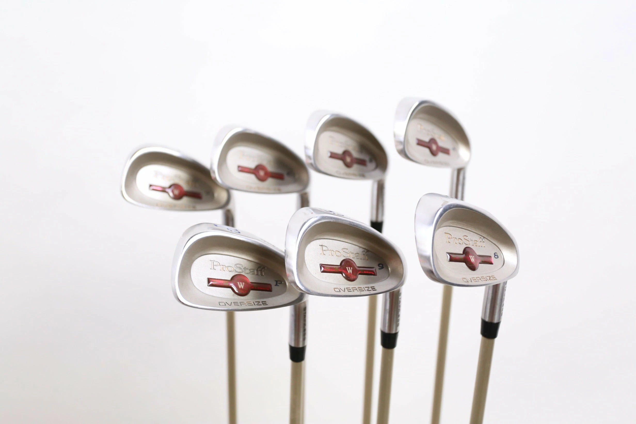 Wilson Pro Staff WD Oversize 4-PW Iron Set RH -0.5 In Graphite Shafts Ladies 4 Wilson Pro Staff WD Oversize 4-PW Iron Set RH -0.5 In Graphite Shafts Ladies - Image 2