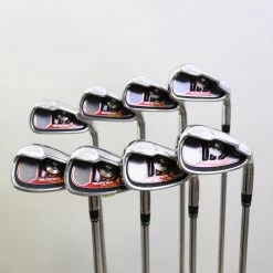 TaylorMade Burner Plus 4-9, PW, AW Iron Set RH TaylorMade Steel Shafts Uniflex