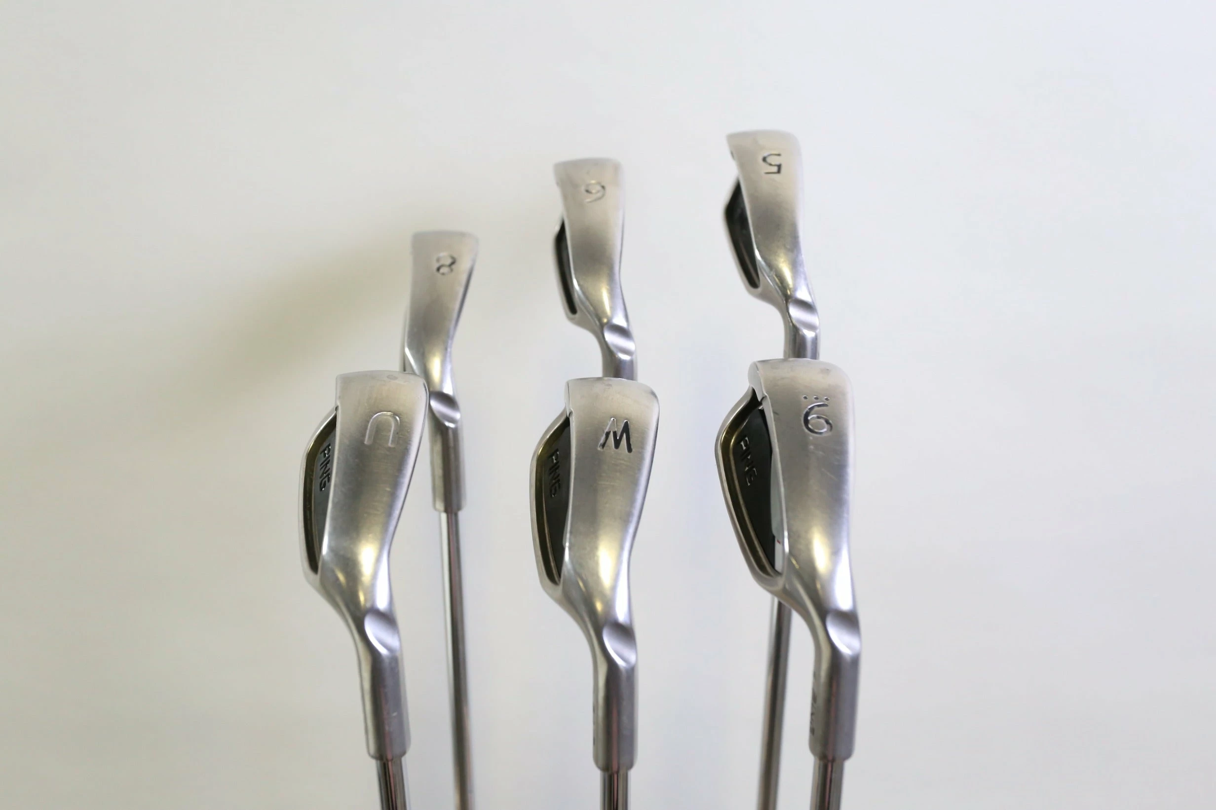 Ping G25 5, 6, 8, 9, W, UW Iron Set RH +0.25 In Ping CFS Steel Shafts Regular 7 Ping G25 5, 6, 8, 9, W, UW Iron Set RH +0.25 In Ping CFS Steel Shafts Regular - Image 5