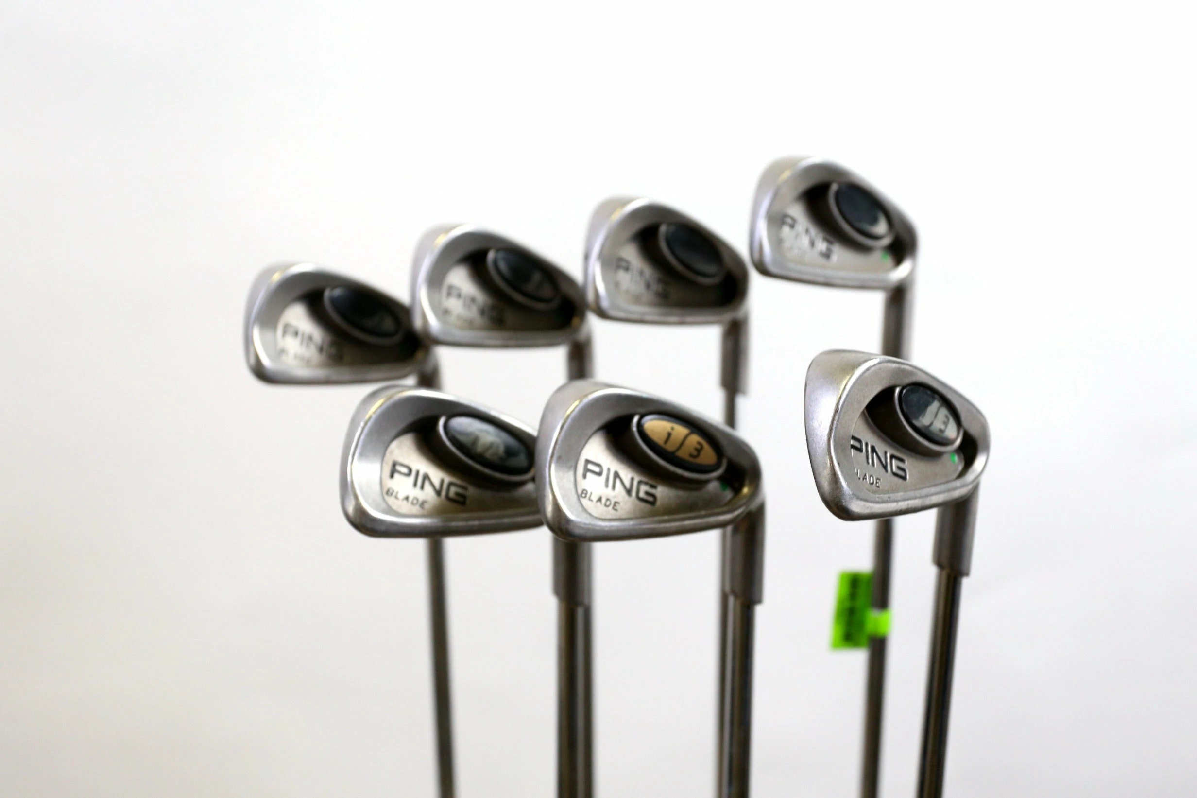 Ping I3 Blade 3-9 Iron Set RH -0.25 In Green Dot Cushin Steel Shafts Stiff Flex 4 Ping I3 Blade 3-9 Iron Set RH -0.25 In Green Dot Cushin Steel Shafts Stiff Flex - Image 2