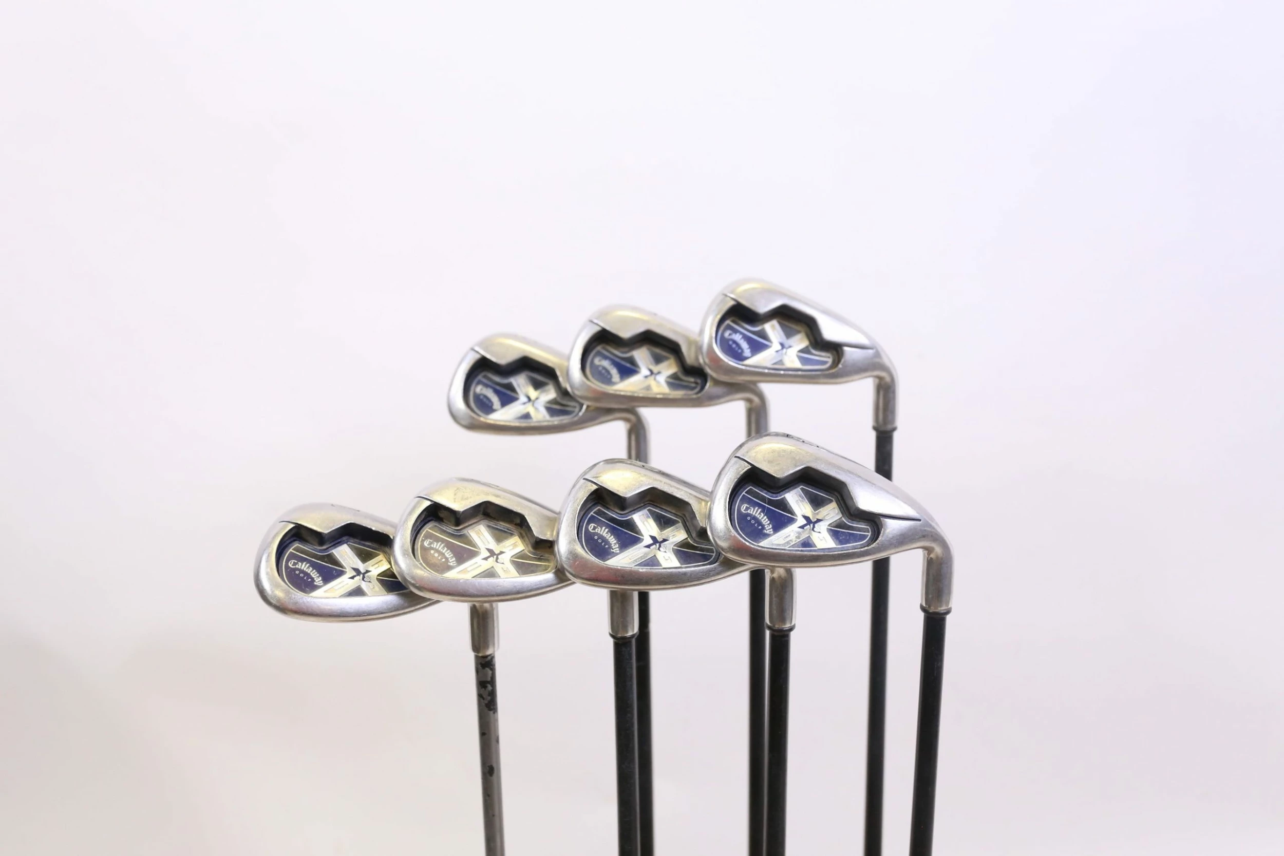 Callaway X-18 6-9, PW, SW, LW Iron Set RH Callaway Graphite Shafts Light Flex 3 Callaway X-18 6-9, PW, SW, LW Iron Set RH Callaway Graphite Shafts Light Flex