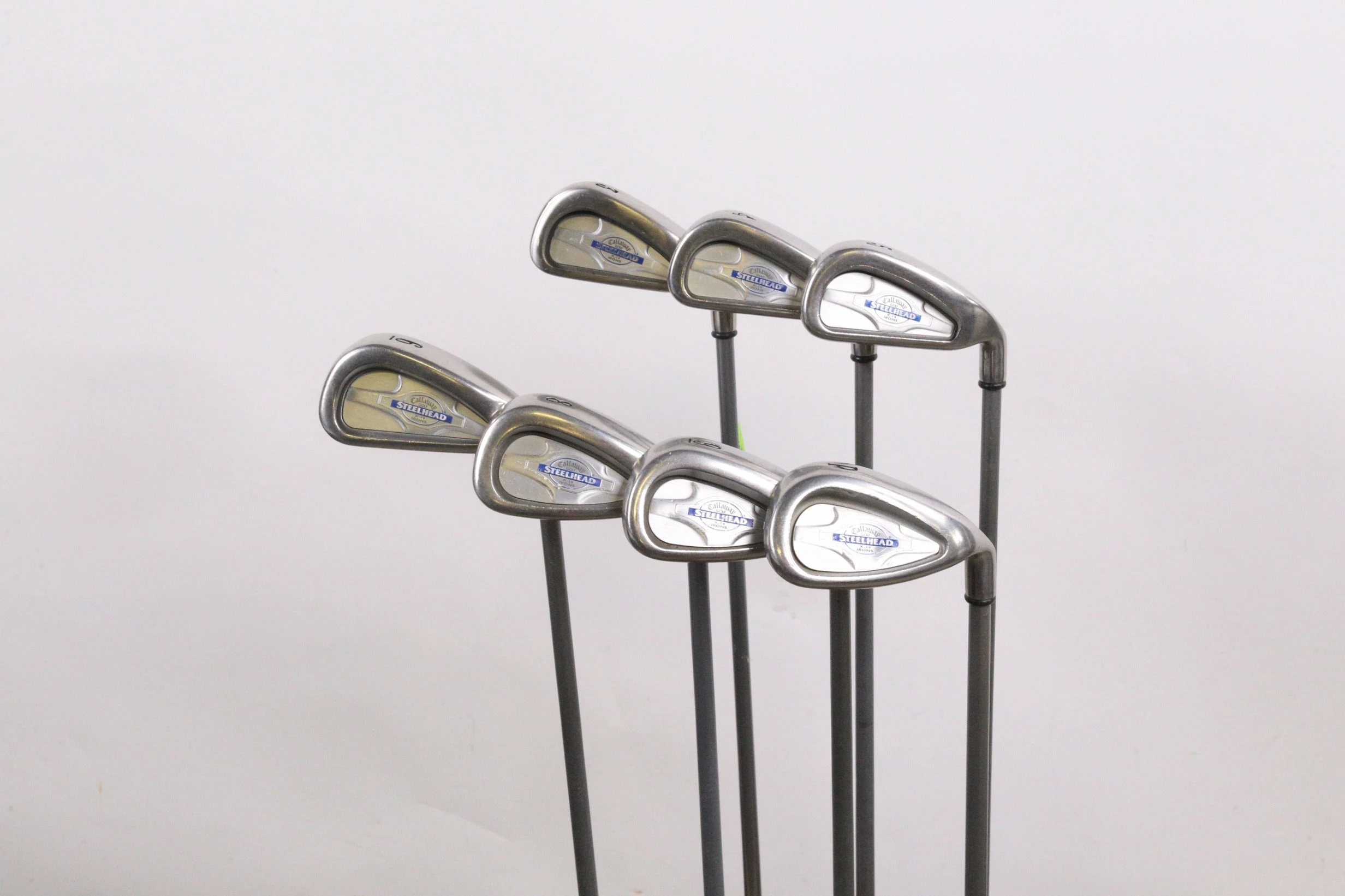 Callaway Steelhead X-14 3-6, 8-PW Iron Set RH -0.75 In Graphite Shaft Firm Flex 3 Callaway Steelhead X-14 3-6, 8-PW Iron Set RH -0.75 In Graphite Shaft Firm Flex