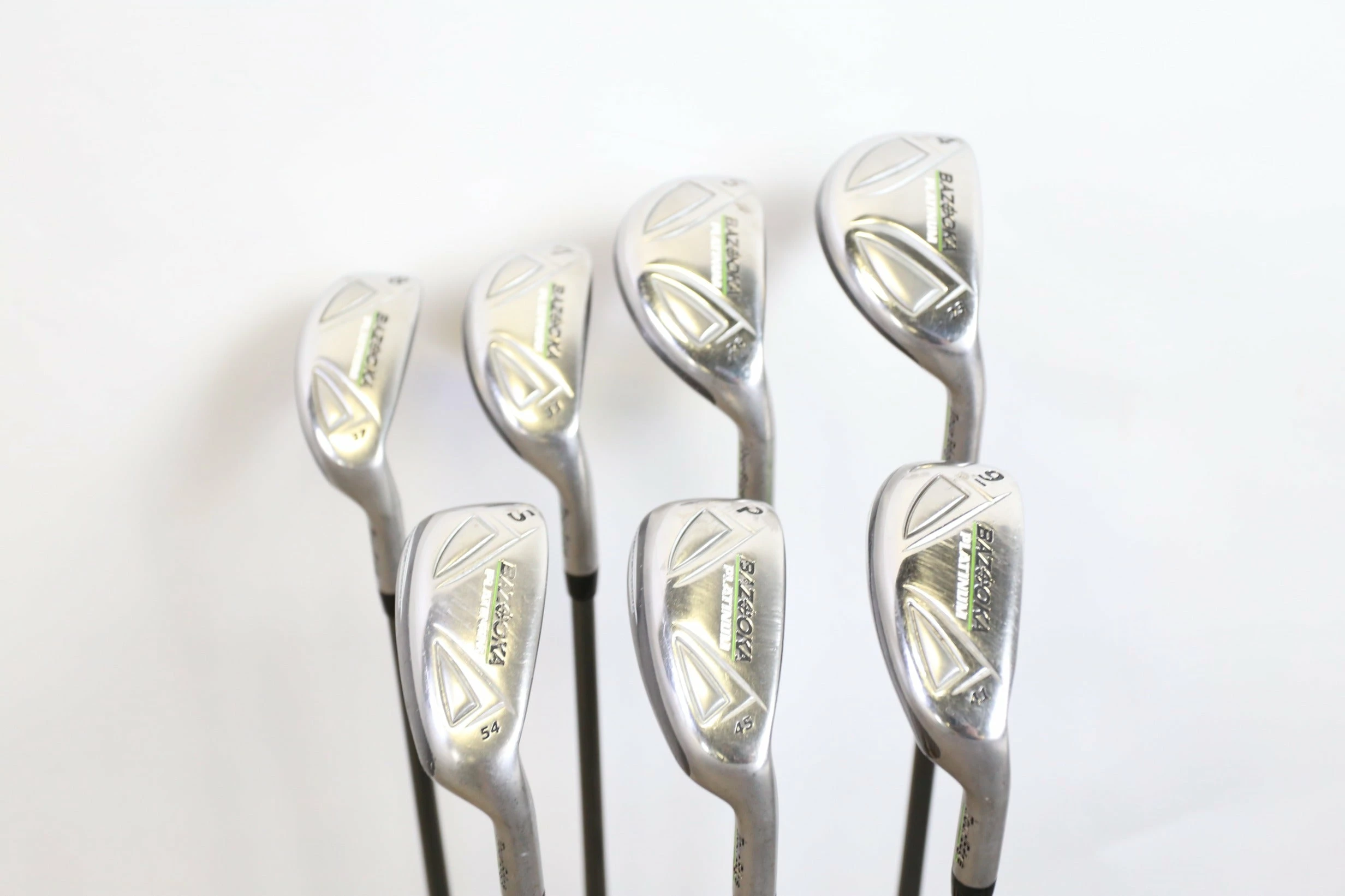 Tour Edge Bazooka Platinum 4, 5, 7-9, PW, SW Iron Set RH Graphite Shafts Regular 7 Tour Edge Bazooka Platinum 4, 5, 7-9, PW, SW Iron Set RH Graphite Shafts Regular - Image 5