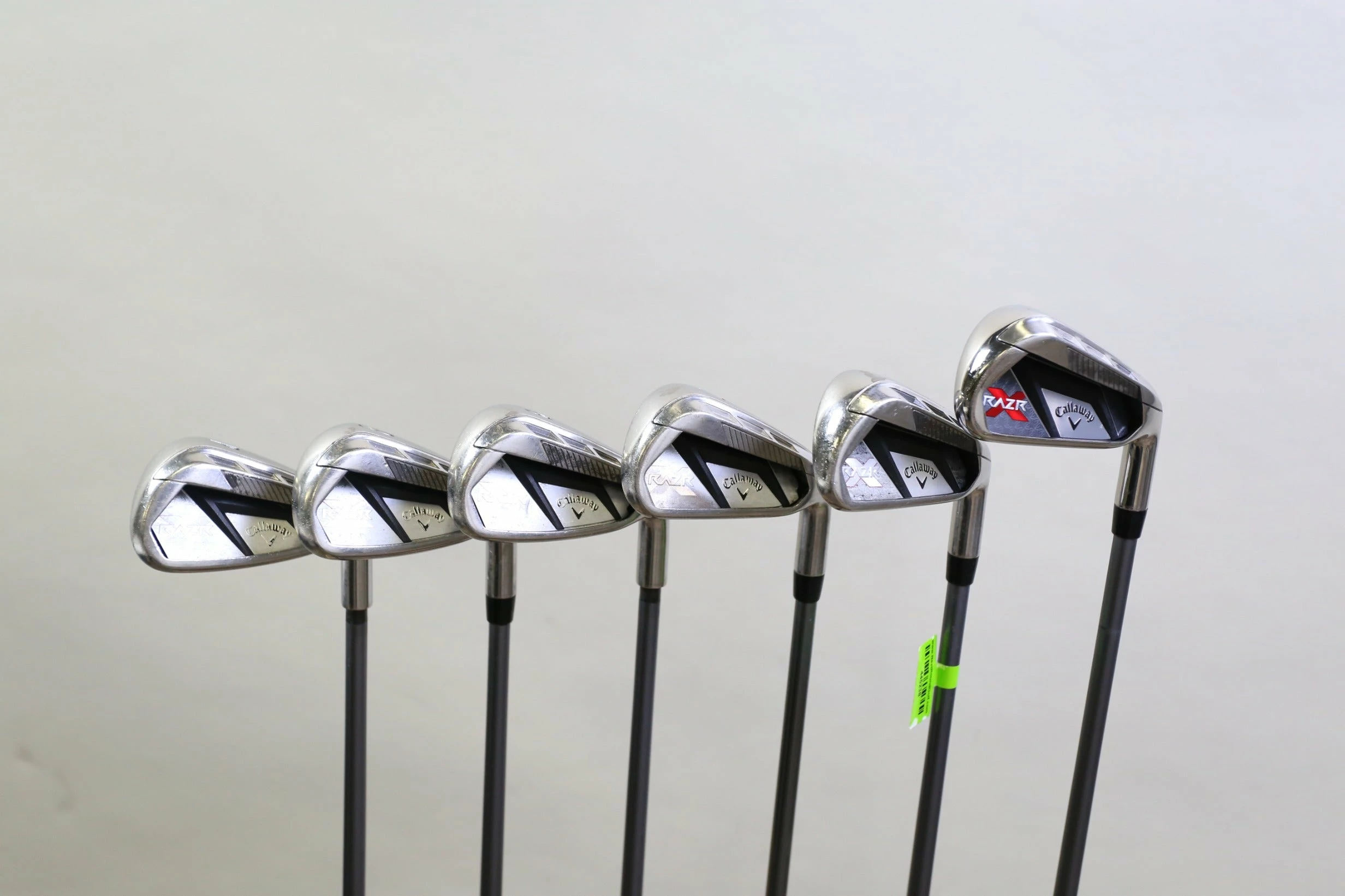 Callaway RAZR X 4, 6-PW Iron Set RH Graphite Shaft Womens Flex 4 Callaway RAZR X 4, 6-PW Iron Set RH Graphite Shaft Womens Flex - Image 2