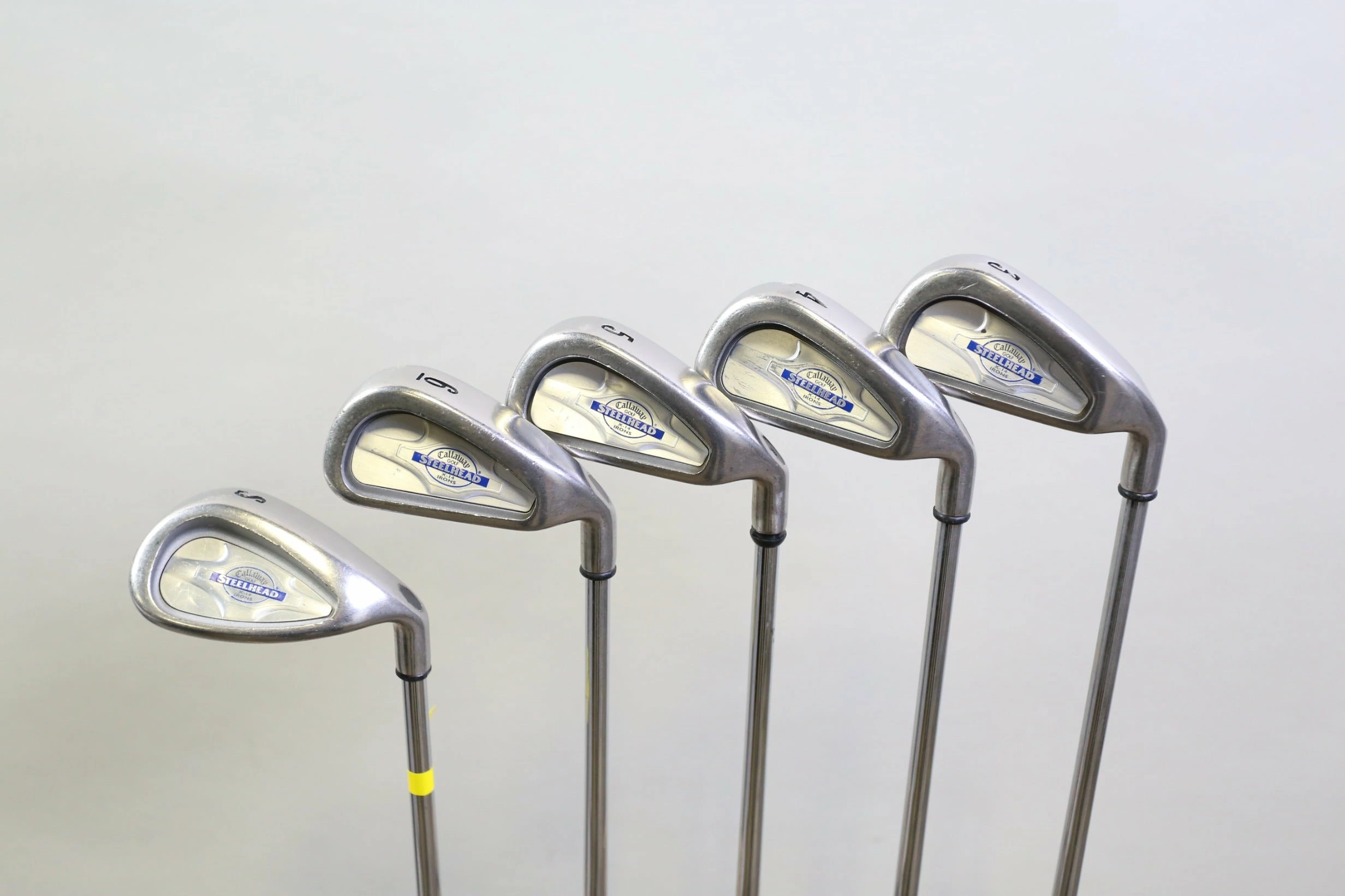 Callaway Steelhead X-14 3-6, SW Iron Set RH Rifle Steel Shafts Stiff Flex 3 Callaway Steelhead X-14 3-6, SW Iron Set RH Rifle Steel Shafts Stiff Flex