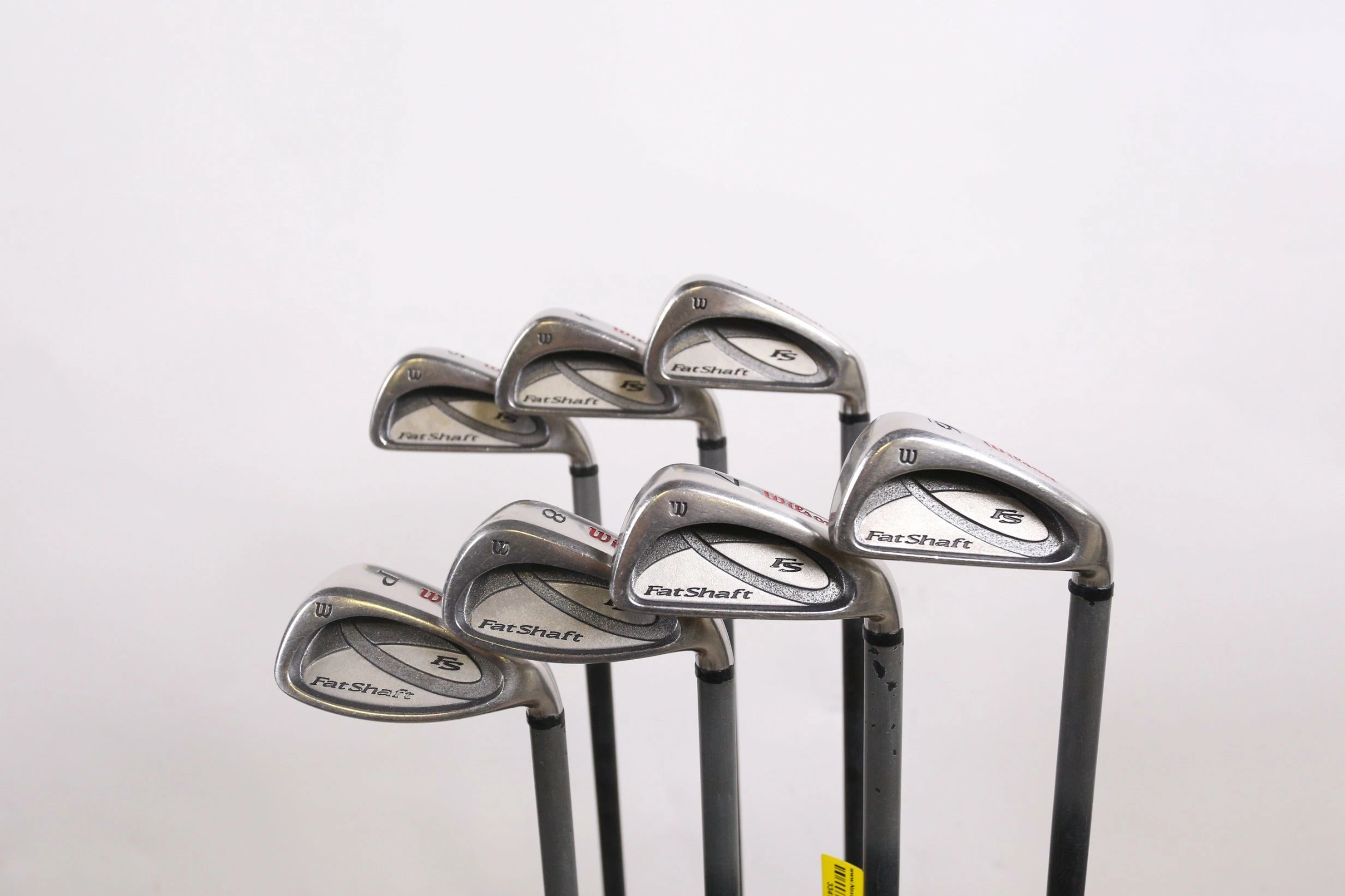 Wilson FAT SHAFT 3-8, PW Iron Set RH Wilson Fat Shaft Shafts Stiff Flex 3 Wilson FAT SHAFT 3-8, PW Iron Set RH Wilson Fat Shaft Shafts Stiff Flex