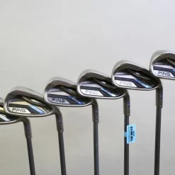 Ping G30 Purple Dot 5-PW Iron Set RH -1 In Ping TFC419 Graphite Regular Flex