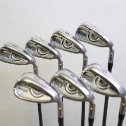 Ping G 5-9, W, UW Iron Set RH -0.25 Ping CFS Graphite Shafts Soft Regular Flex