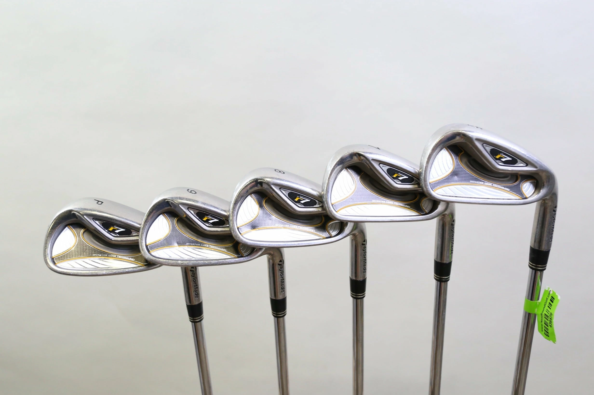 TaylorMade R7 6-9, PW Iron Set RH TaylorMade Steel Shafts Stiff Flex 3 TaylorMade R7 6-9, PW Iron Set RH TaylorMade Steel Shafts Stiff Flex