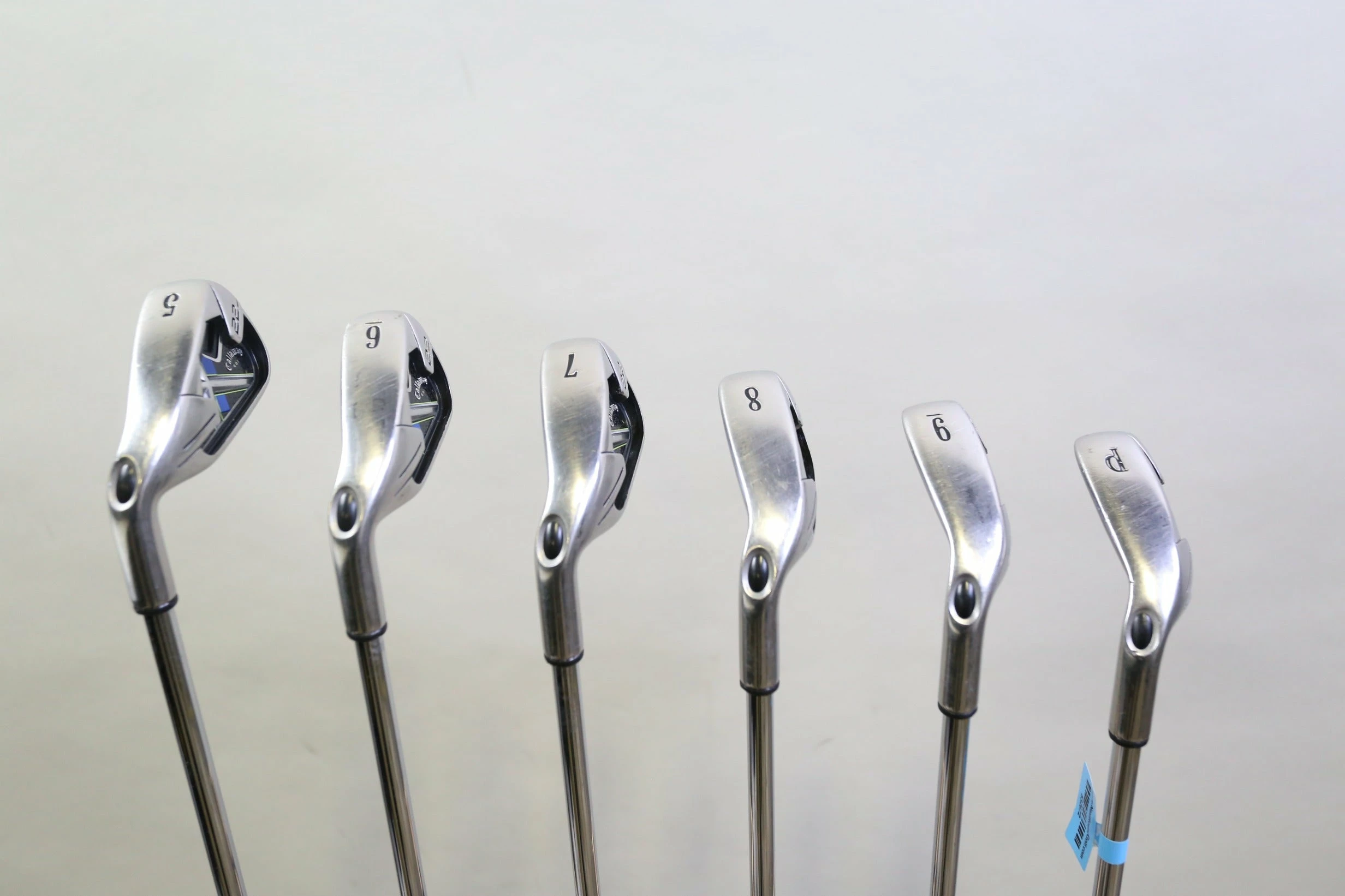 LEFTY Callaway X-22 5-9, PW Iron Set Steel Shaft Regular Flex 6 LEFTY Callaway X-22 5-9, PW Iron Set Steel Shaft Regular Flex - Image 4