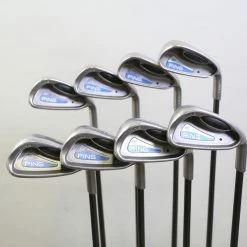 Ping G2 Iron Set 3-9, PW RH Graphite Shaft Regular Flex