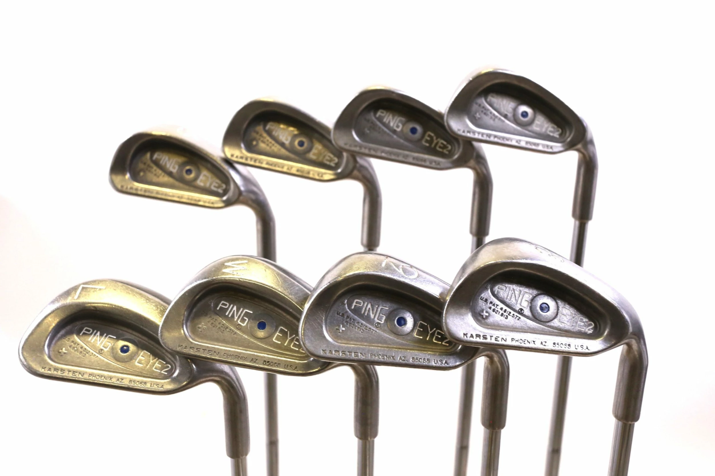 Ping Blue Dot Eye 2 3-6, 8-PW, LW Iron Set Right Handed Steel Stiff Flex 6 Ping Blue Dot Eye 2 3-6, 8-PW, LW Iron Set Right Handed Steel Stiff Flex - Image 4
