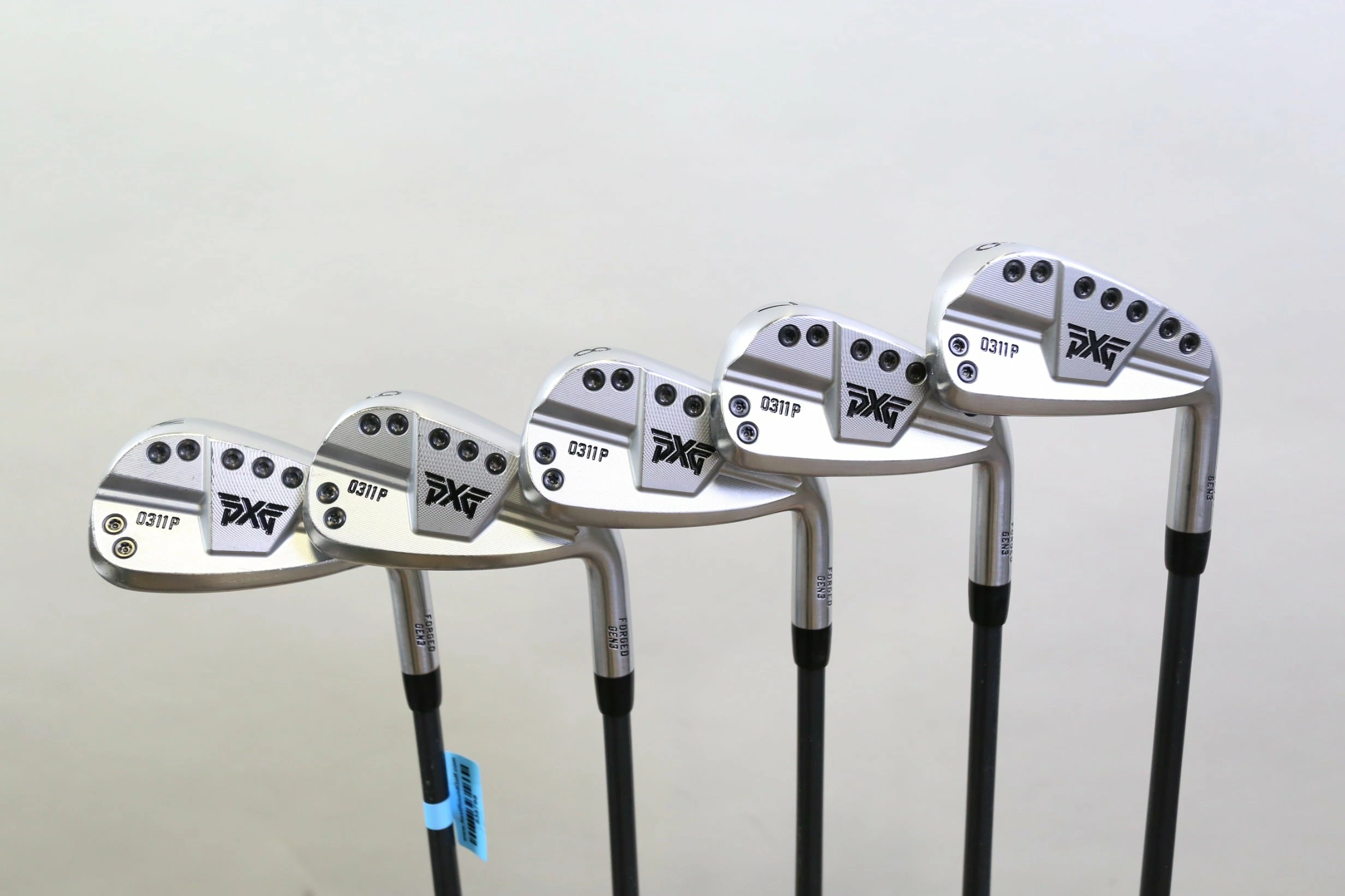 PXG 0311P Gen 3 6-9, PW Iron Set RH ACCRA 80i Graphite Shafts Stiff Flex 3 PXG 0311P Gen 3 6-9, PW Iron Set RH ACCRA 80i Graphite Shafts Stiff Flex