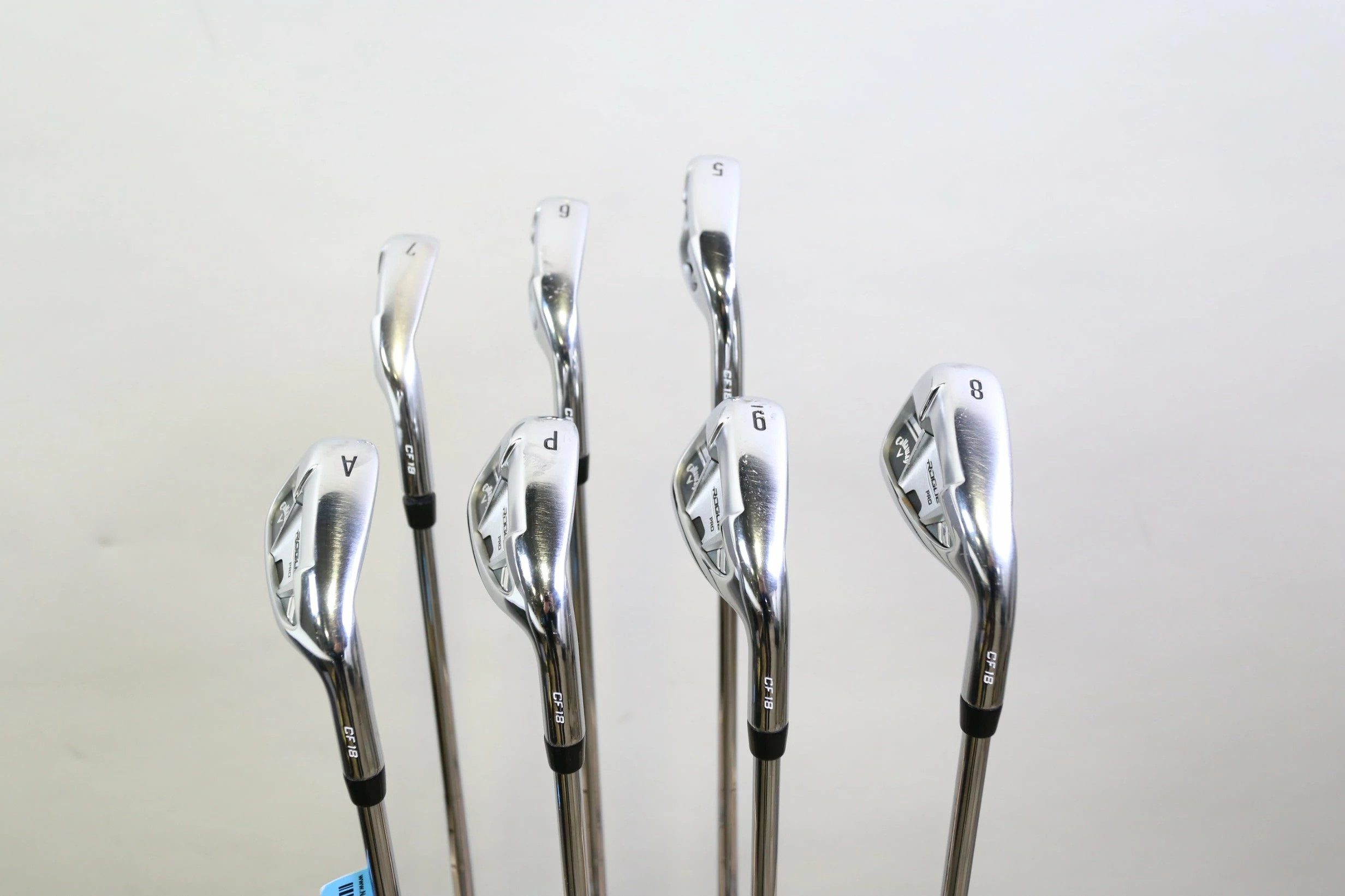 Callaway Rogue Pro 5-PW-AW Iron Set RH -0.25 In KBS TOUR Steel Shaft Stiff Flex 6 Callaway Rogue Pro 5-PW-AW Iron Set RH -0.25 In KBS TOUR Steel Shaft Stiff Flex - Image 4