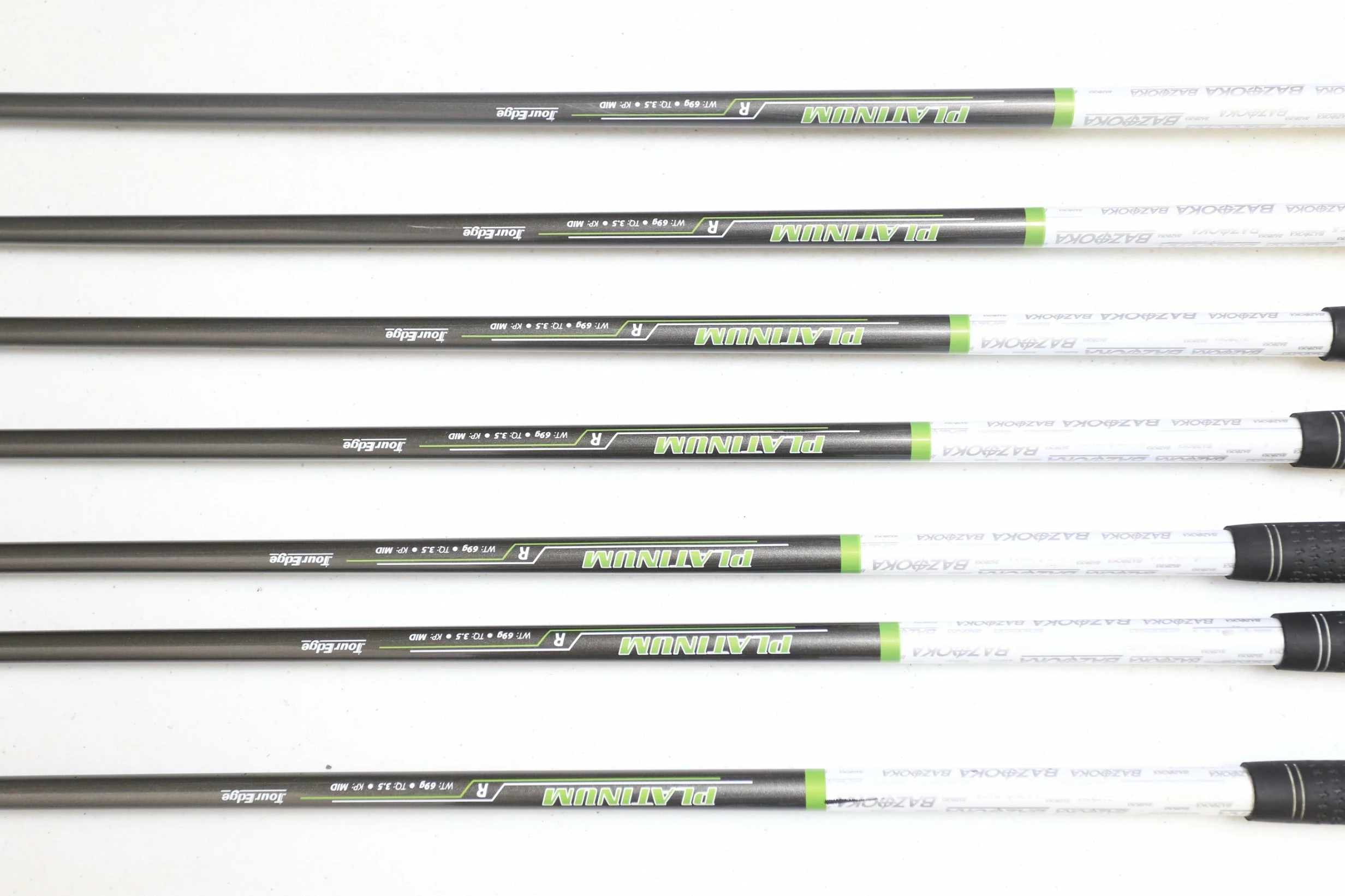 Tour Edge Bazooka Platinum 4, 5, 7-9, PW, SW Iron Set RH Graphite Shafts Regular 9 Tour Edge Bazooka Platinum 4, 5, 7-9, PW, SW Iron Set RH Graphite Shafts Regular - Image 7