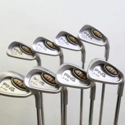 Ping I3 O-Size Gold Dot 4-PW-SW Iron Set RH -0.25 In Cushin Steel JZ Regular