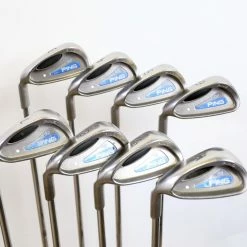 LEFTY Ping G2 3-PW Iron Set White Dot Steel Shafts Regular Flex
