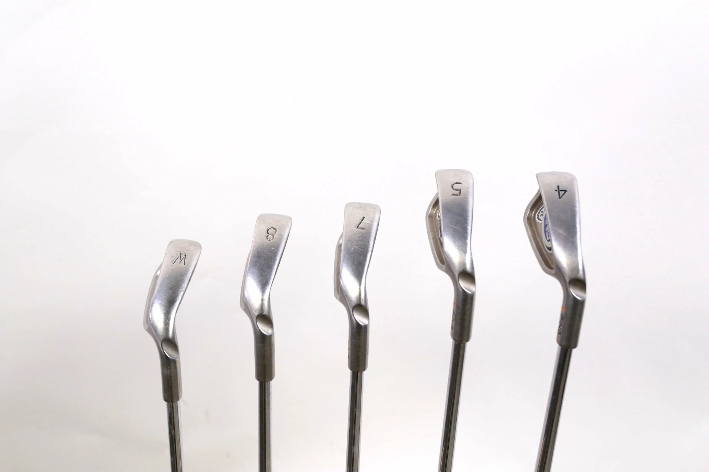 Ping I5 Orange Dot 4, 5, 7, 8, PW Iron Set RH Steel Shaft Stiff Flex 7 Ping I5 Orange Dot 4, 5, 7, 8, PW Iron Set RH Steel Shaft Stiff Flex - Image 6