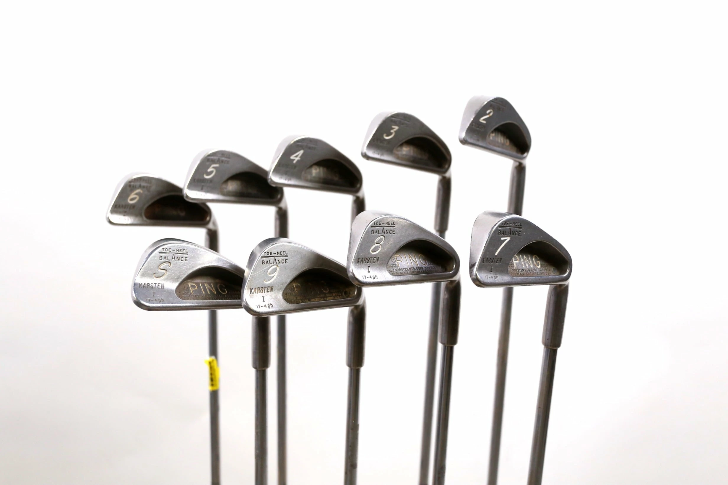 Ping Karsten I 2-9, SW Black Dot Iron Set RH Ping Karsten Shafts Stiff Flex 4 Ping Karsten I 2-9, SW Black Dot Iron Set RH Ping Karsten Shafts Stiff Flex - Image 2