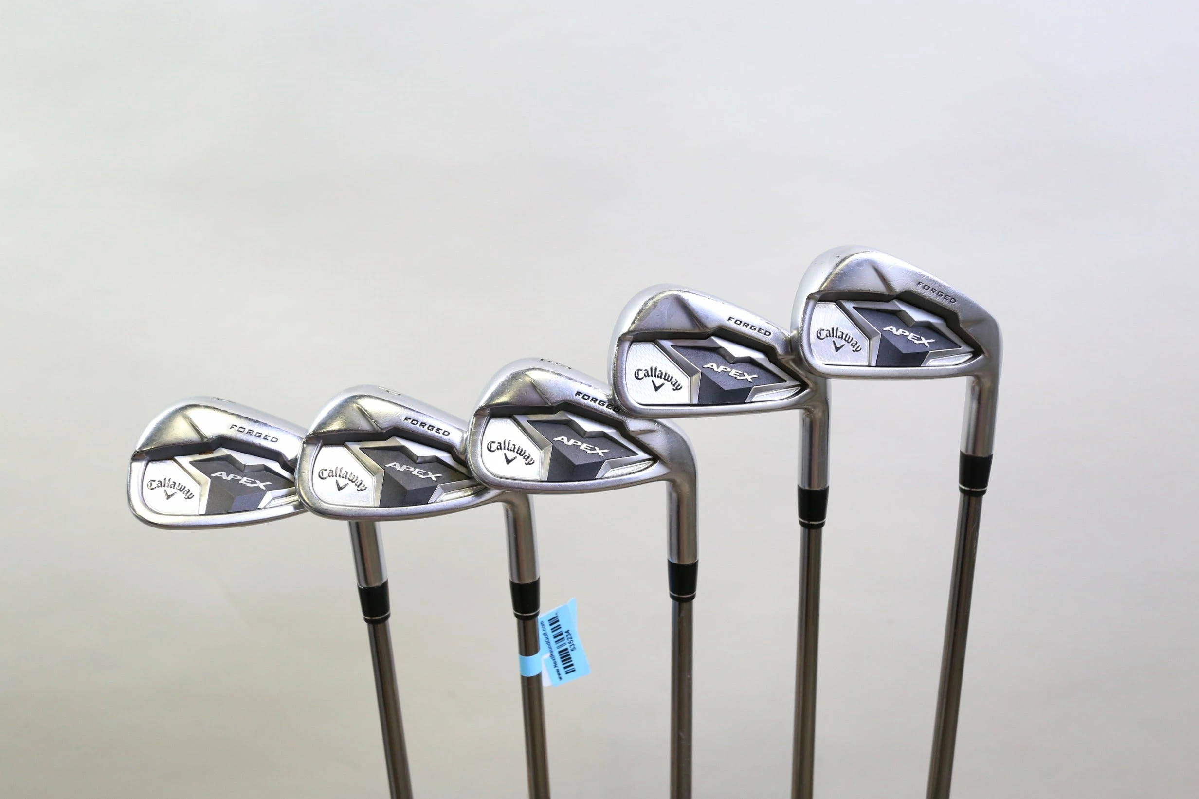 Callaway Apex 19 6, 7, 9, PW, AW Iron Set RH Project X Catalyst 60 Regular Plus 3 Callaway Apex 19 6, 7, 9, PW, AW Iron Set RH Project X Catalyst 60 Regular Plus