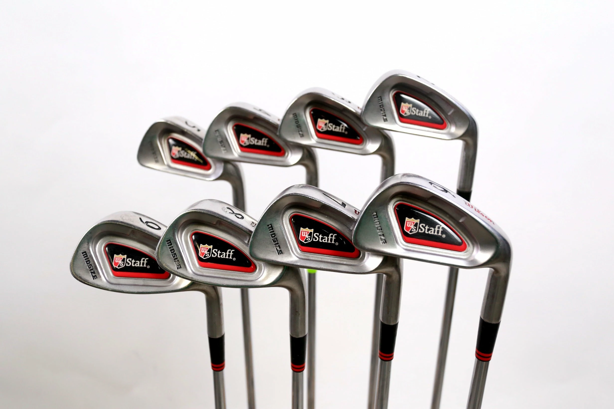 Wilson Staff Midsize 2-9 Iron Set RH Firestick 2.8 Steel Shafts Stiff Flex 3 Wilson Staff Midsize 2-9 Iron Set RH Firestick 2.8 Steel Shafts Stiff Flex