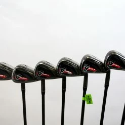 Callaway RAZR X Black 6-PW-AW Iron Set RH -0.75 In Callaway Graphite Regular