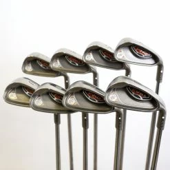 Ping G10 White Dot 4-PW-UW Iron Set RH +0.75 In Ping AWT Steel Stiff Flex