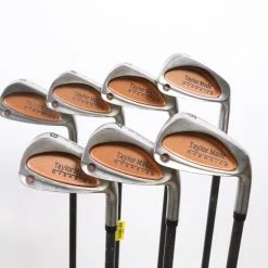Titleist Sales 52 TaylorMade Burner Oversize 2-8 Iron Set RH -0.25 In Bubble Graphite Shaft Stiff