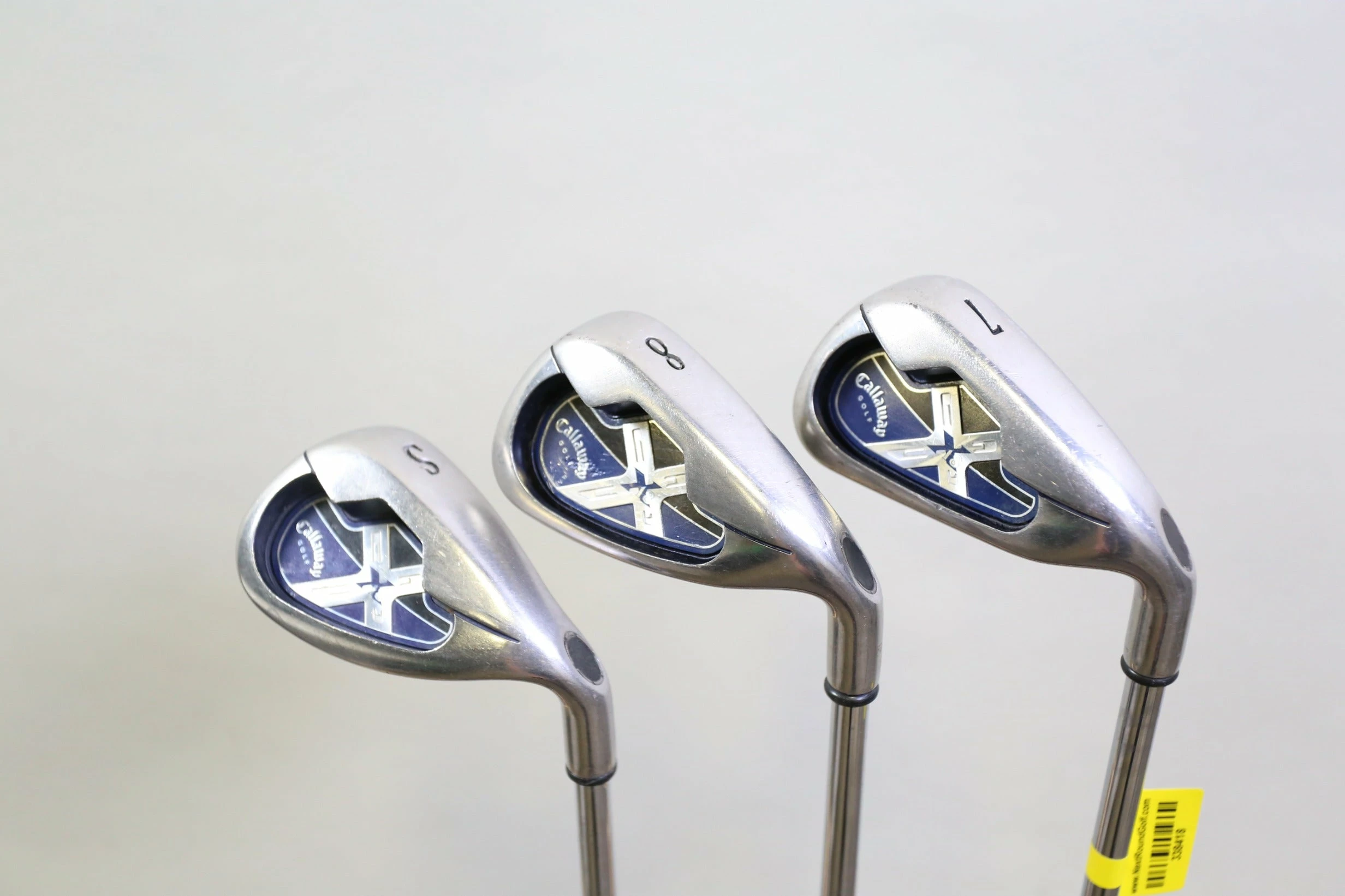 Callaway X-18 7, 8, SW Iron Set RH Callaway Steel Shafts Uniflex 6 Callaway X-18 7, 8, SW Iron Set RH Callaway Steel Shafts Uniflex - Image 4