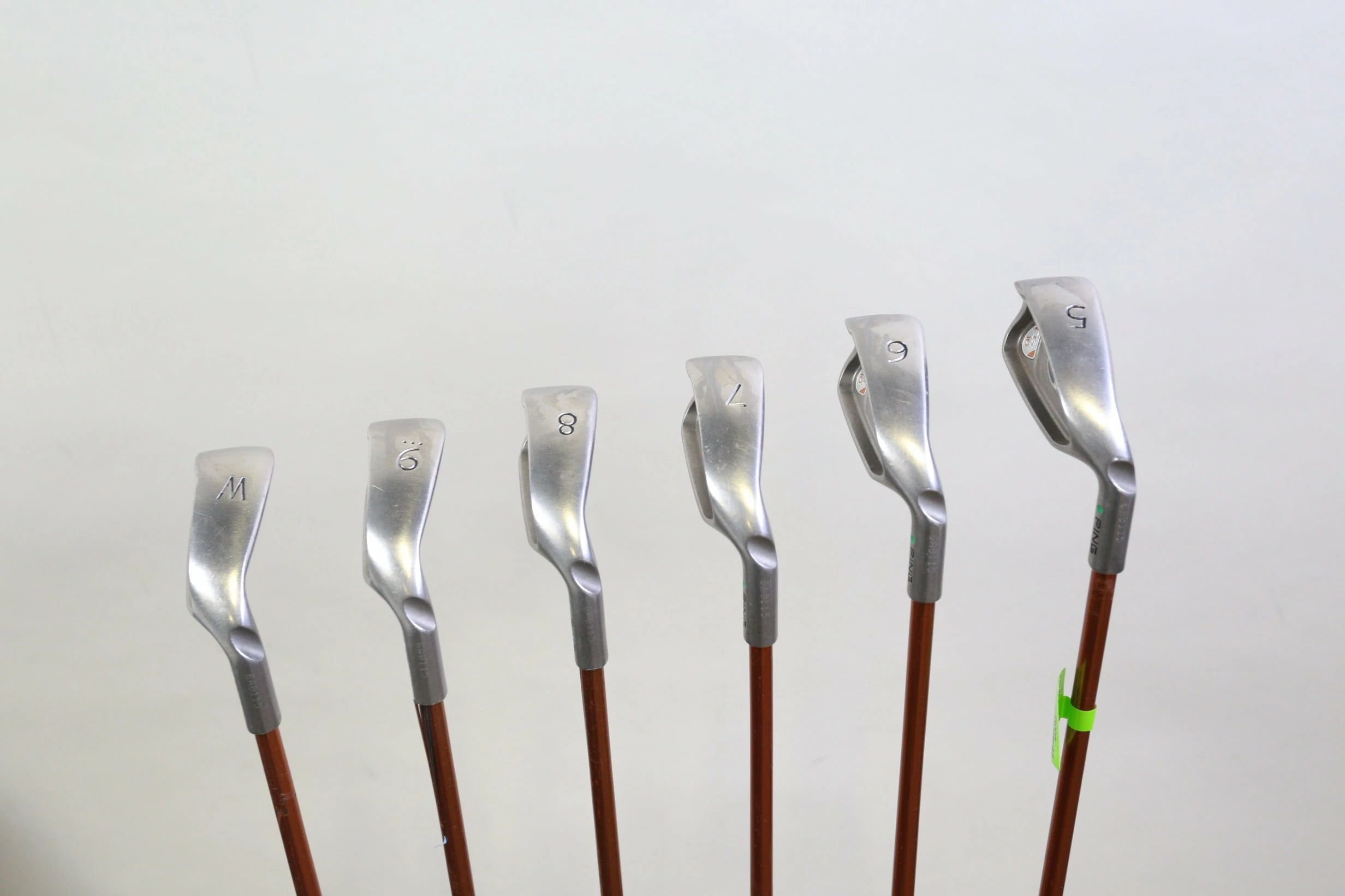 Ping G10 Green Dot 5-PW Iron Set RH -1 In Ping TFC129 I Graphite Stiff Flex 6 Ping G10 Green Dot 5-PW Iron Set RH -1 In Ping TFC129 I Graphite Stiff Flex - Image 4