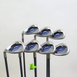 LEFTY Callaway Steelhead X-16 7-PW-AW-SW-LW Iron Set -0.75 In Graphite Regular