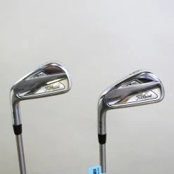 LEFTY Titleist 718 AP2 5-6 Iron Set +0.25 In Graphite Shafts Stiff Flex